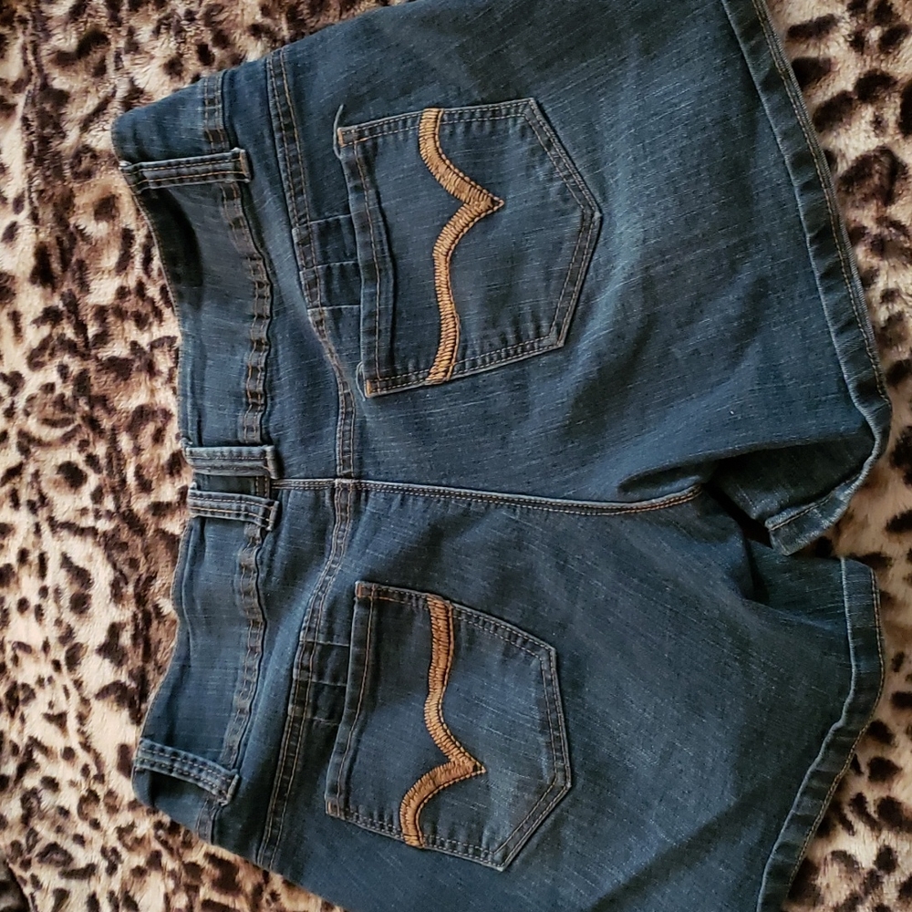 Blue Pearl Denim Shorts Size 14
